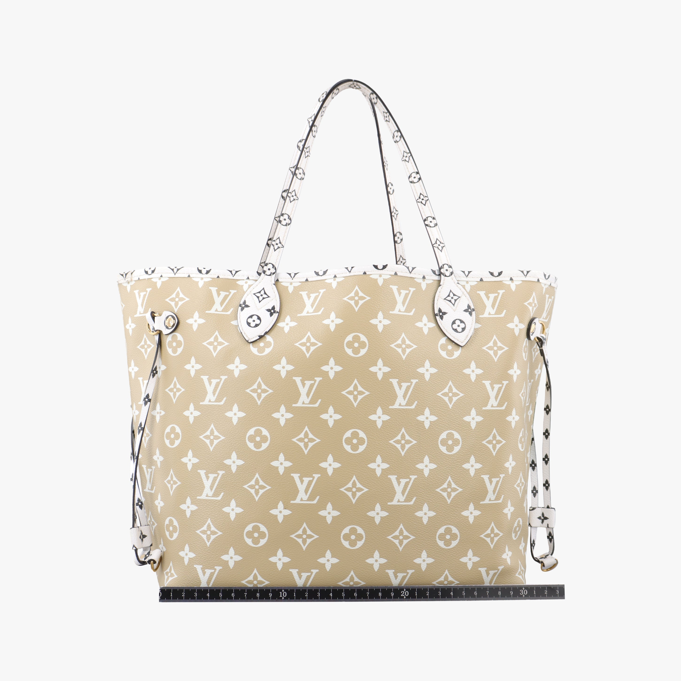 Pre-owned Louis Vuitton Neverfull MM Green Monogram Giant M44568 shoulderbag | stylenewstar
