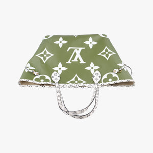 Pre-owned Louis Vuitton Neverfull MM Green Monogram Giant M44568 shoulderbag | stylenewstar