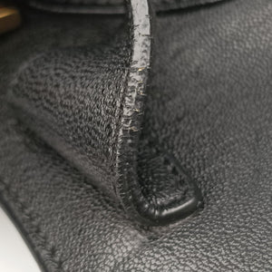 Pre-owned Yves Saint Laurent Cabas ChYc Mini Black Leather 311222 shoulderbag | stylenewstar