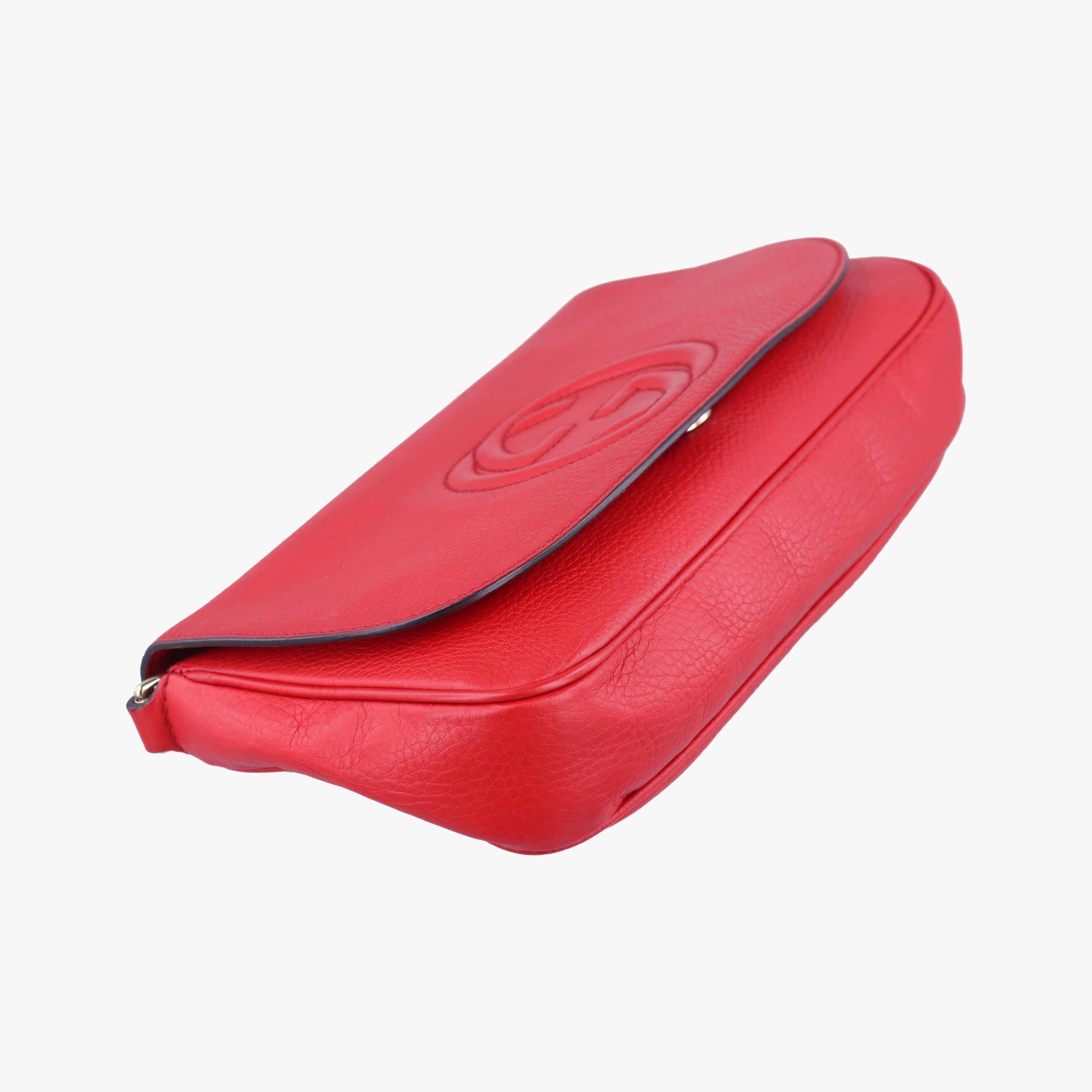 Pre-owned Gucci SOHO Red Leather 336752 shoulderbag | stylenewstar