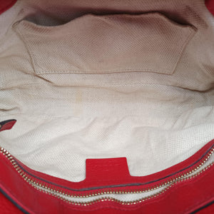 Pre-owned Gucci SOHO Red Leather 336752 shoulderbag | stylenewstar