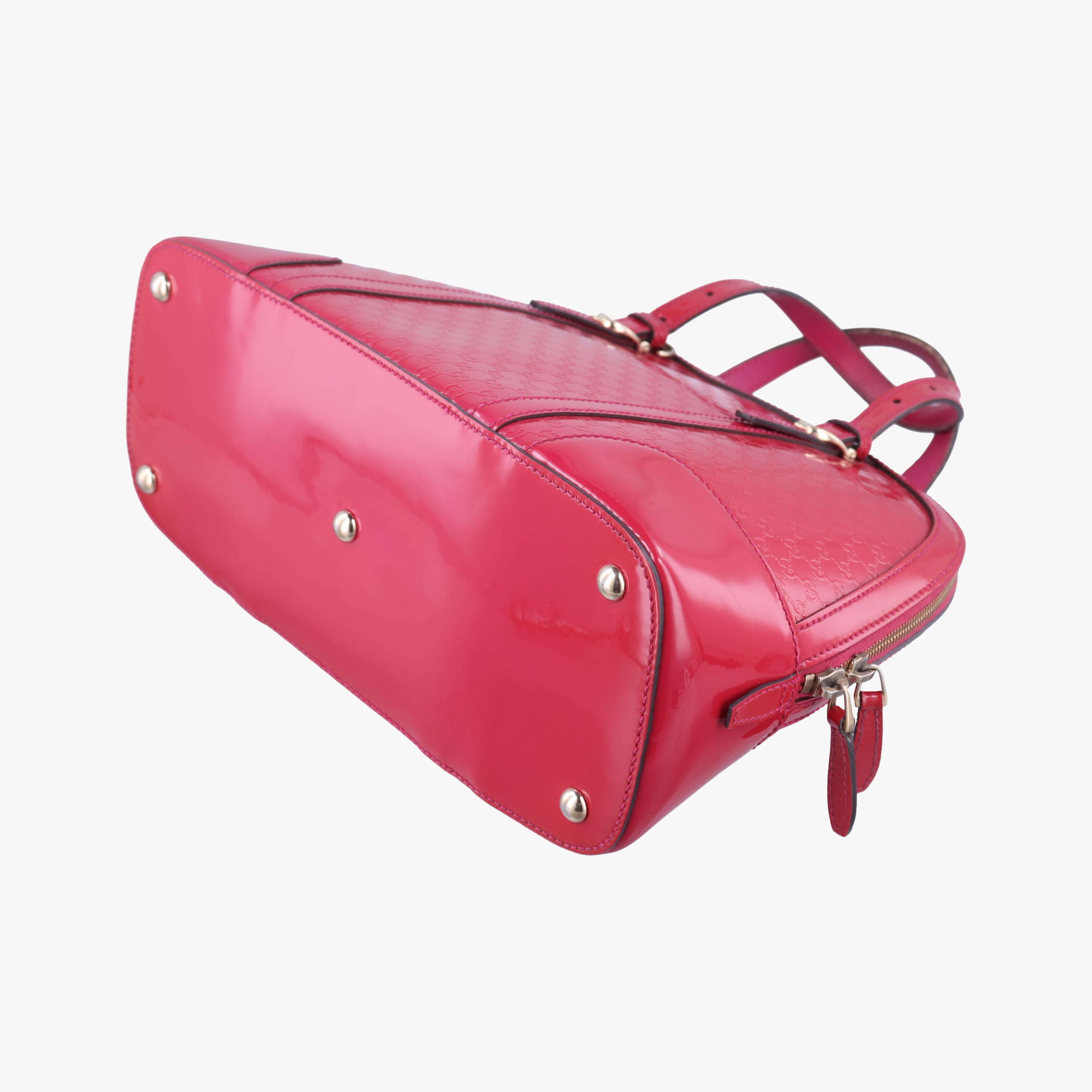 Pre-owned Gucci Microguccissima Rose Patent 309617 shoulderbag | stylenewstar