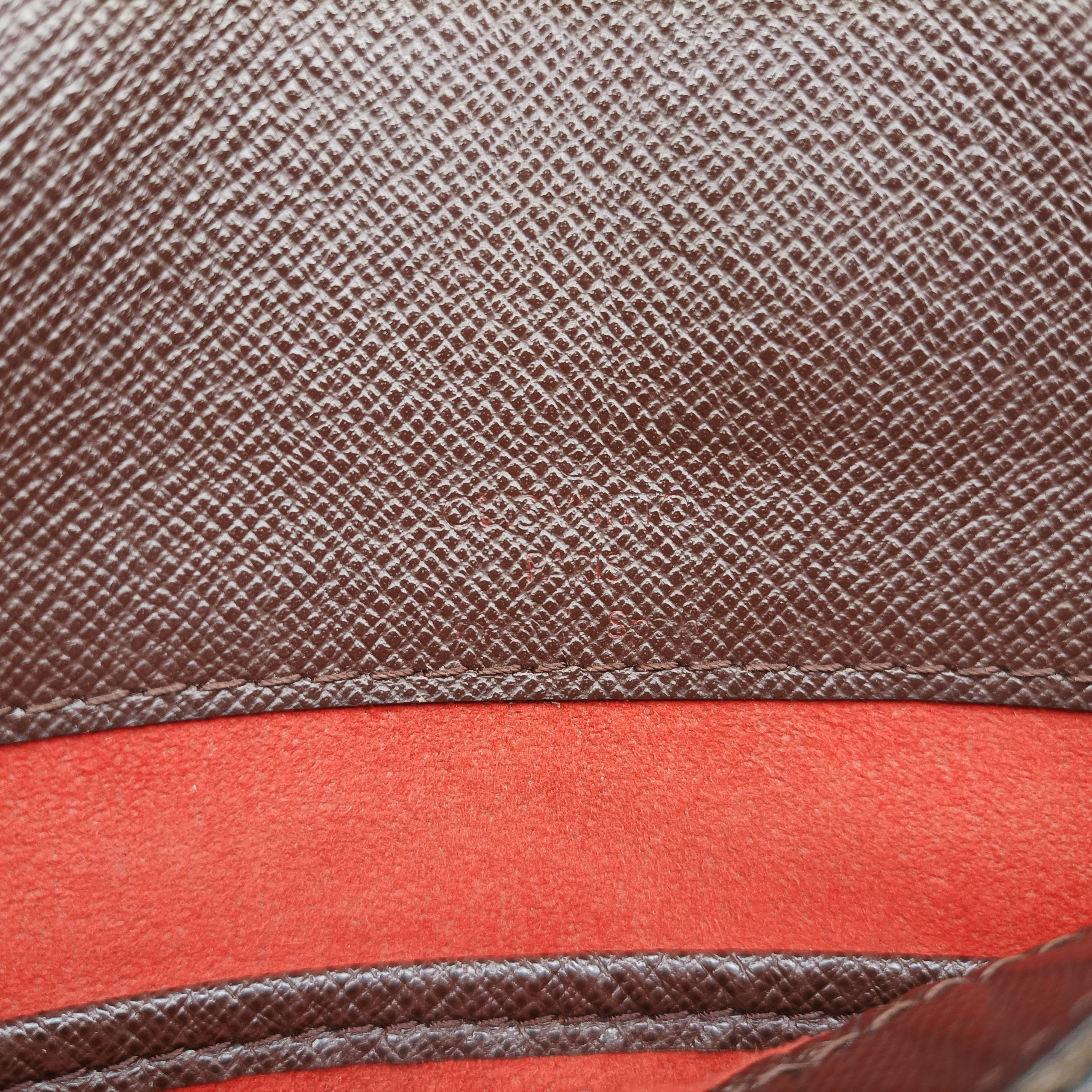 Pre-owned Louis Vuitton Mustet Salsa (Long strap) EBENE Damier Canvas N51300 shoulderbag | stylenewstar