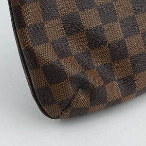 Pre-owned Louis Vuitton Mustet Salsa (Long strap) EBENE Damier Canvas N51300 shoulderbag | stylenewstar