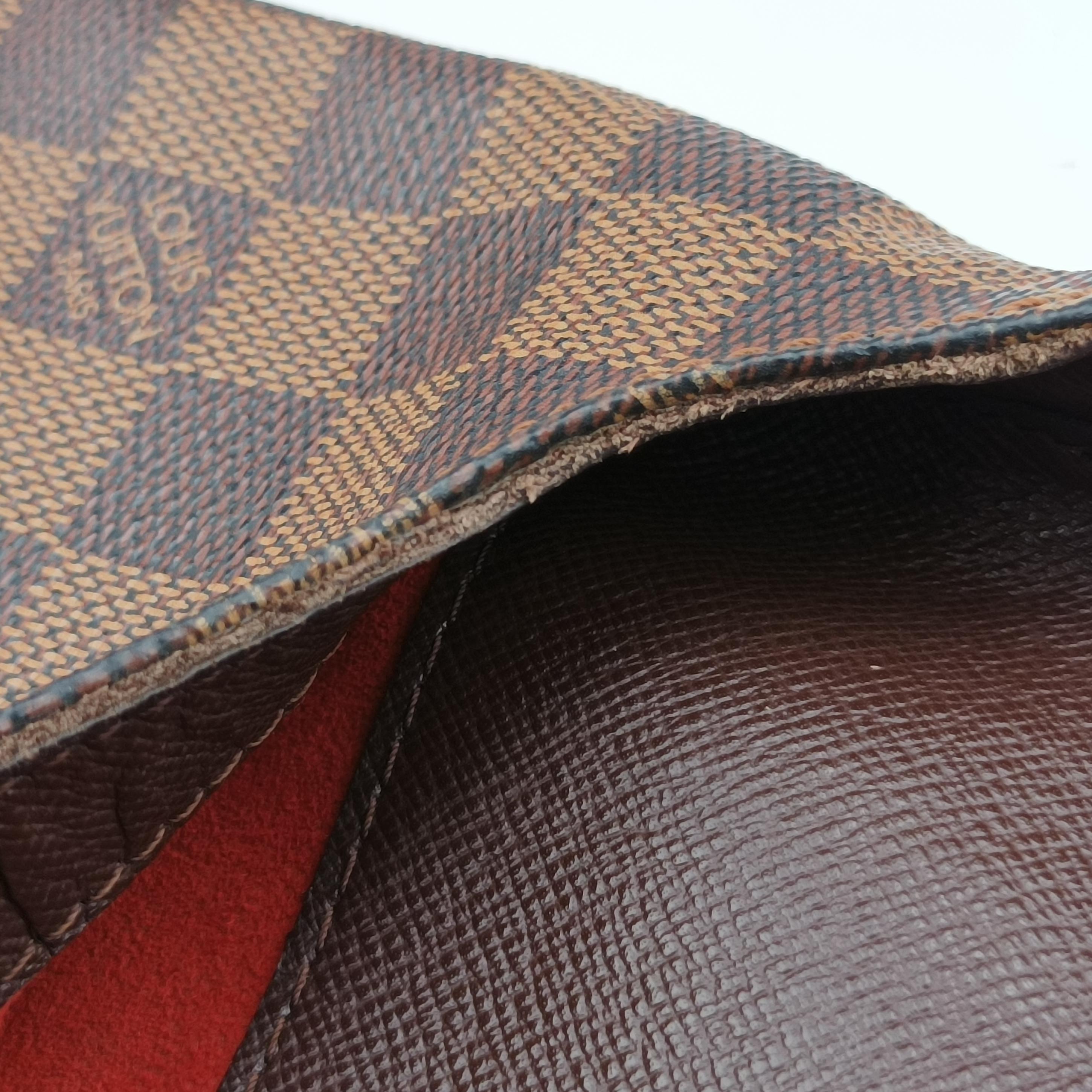 Pre-owned Louis Vuitton Mustet Salsa (Long strap) EBENE Damier Canvas N51300 shoulderbag | stylenewstar