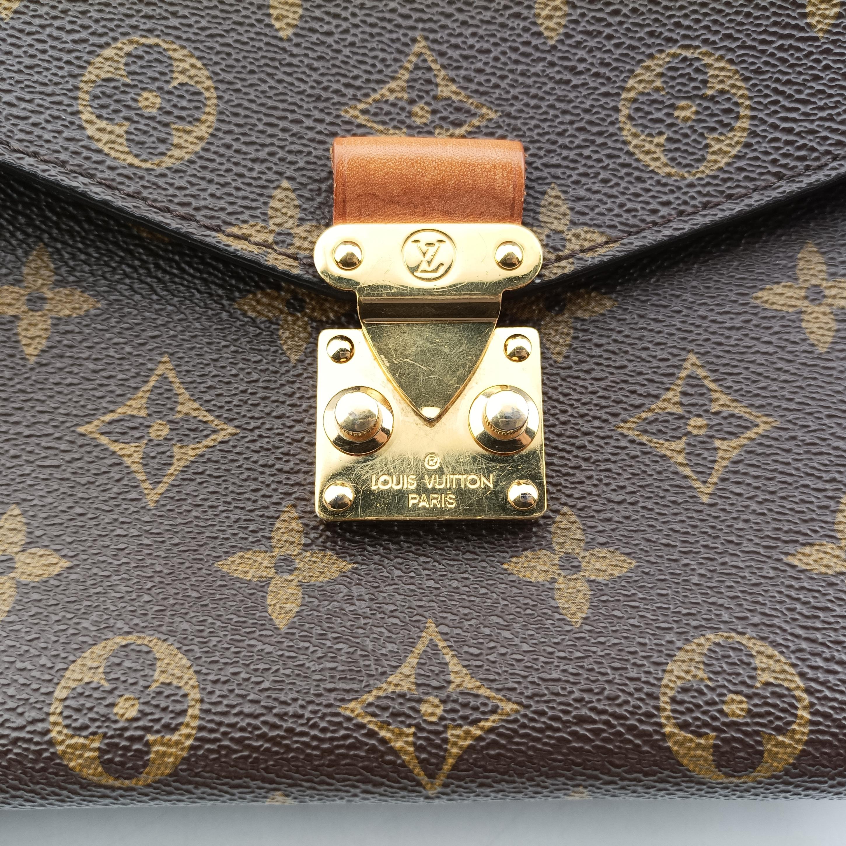 Pre-owned Louis Vuitton Pochette Metis MM Brown Monogram Canvas M44875 shoulderbag | stylenewstar
