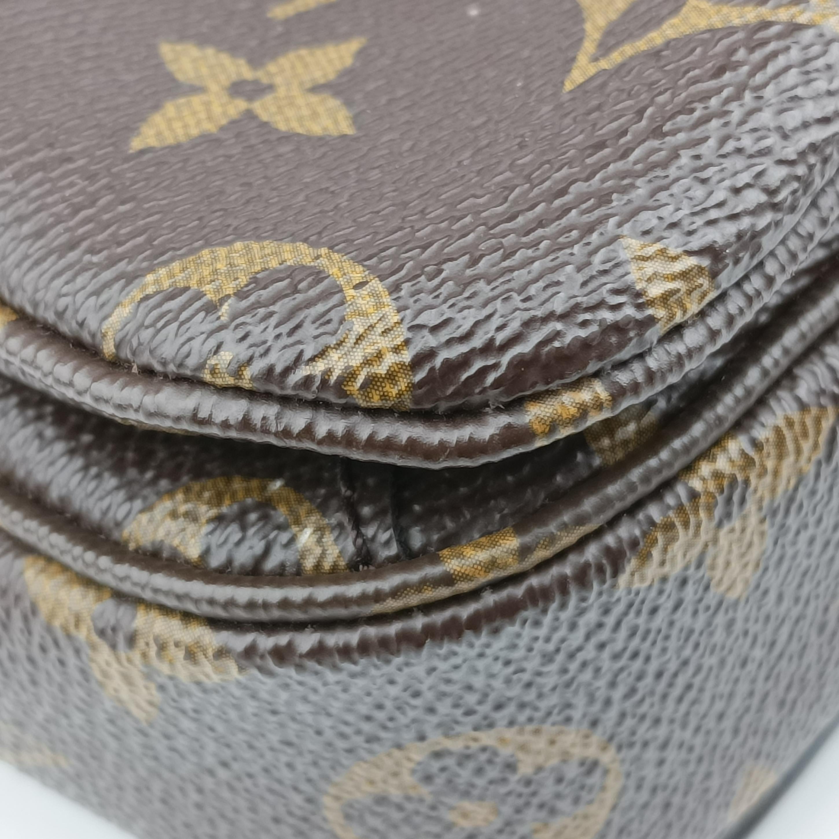 Pre-owned Louis Vuitton Pochette Metis MM Brown Monogram Canvas M44875 shoulderbag | stylenewstar
