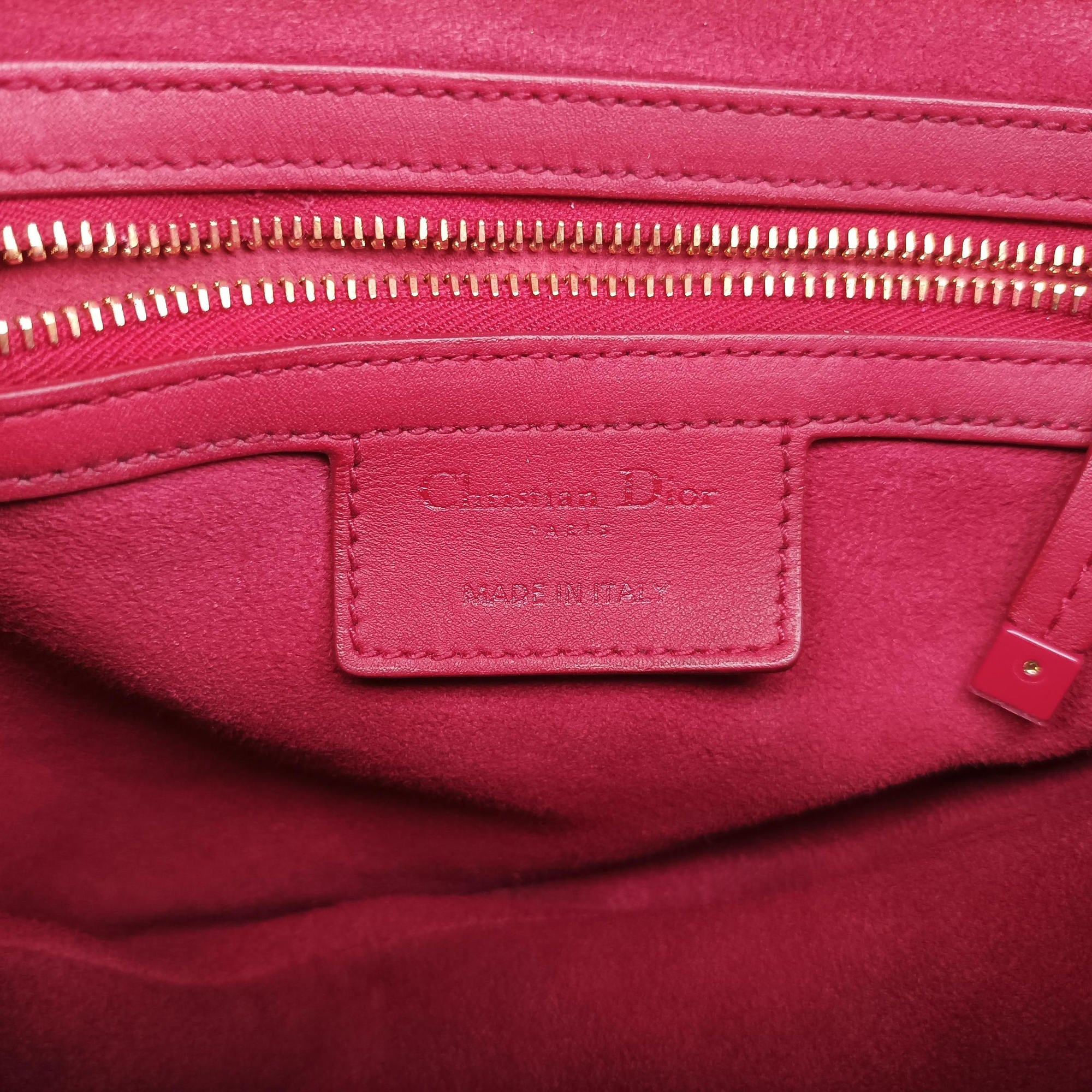 Vintage Christian Dior Saddle Red Leather  shoulderbag | stylenewstar
