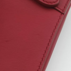 Vintage Christian Dior Saddle Red Leather  shoulderbag | stylenewstar
