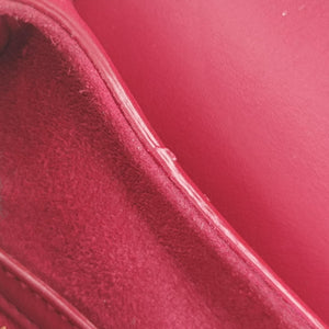 Vintage Christian Dior Saddle Red Leather  shoulderbag | stylenewstar