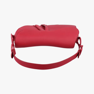 Vintage Christian Dior Saddle Red Leather  shoulderbag | stylenewstar
