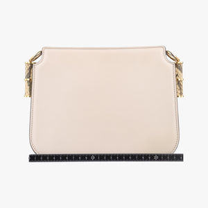 Secondhand Fendi Touch Beige Leather 8BT349 shoulderbag | stylenewstar