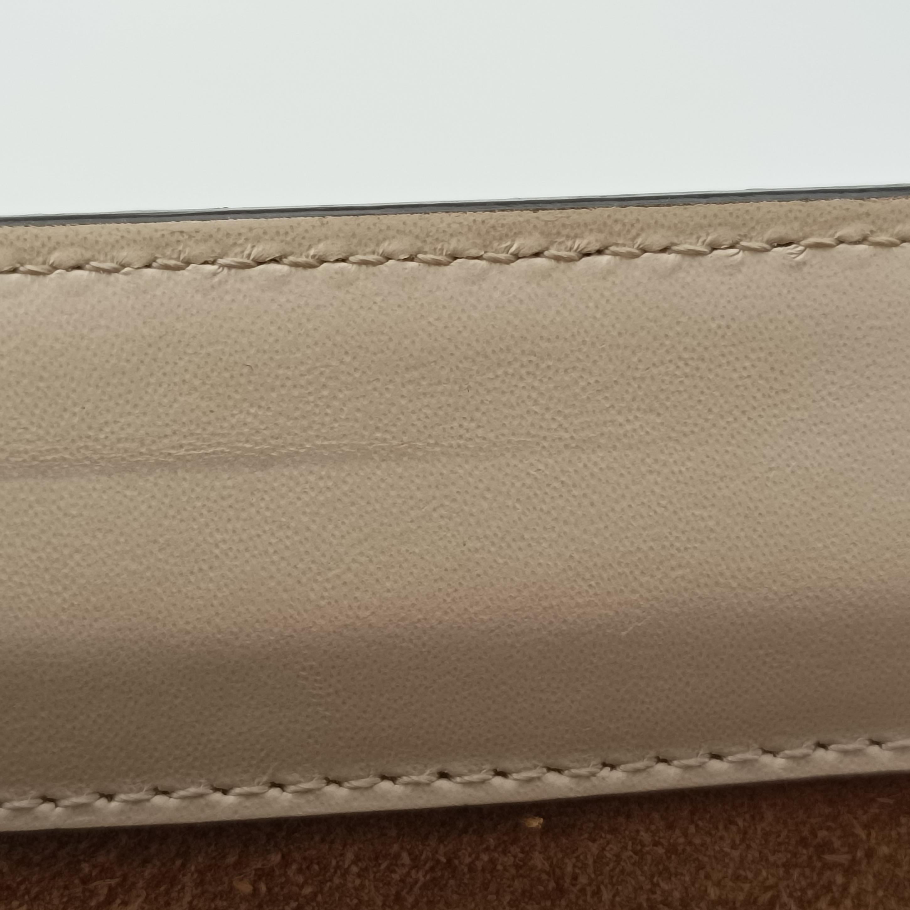 Secondhand Fendi Touch Beige Leather 8BT349 shoulderbag | stylenewstar