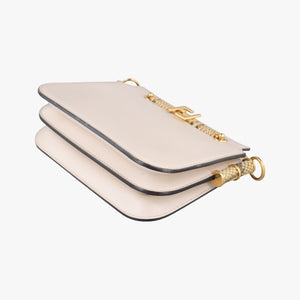 Secondhand Fendi Touch Beige Leather 8BT349 shoulderbag | stylenewstar