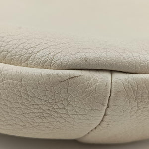 Pre-owned Gucci Gucci print White Leather 530412 bum bag/waist bag | stylenewstar