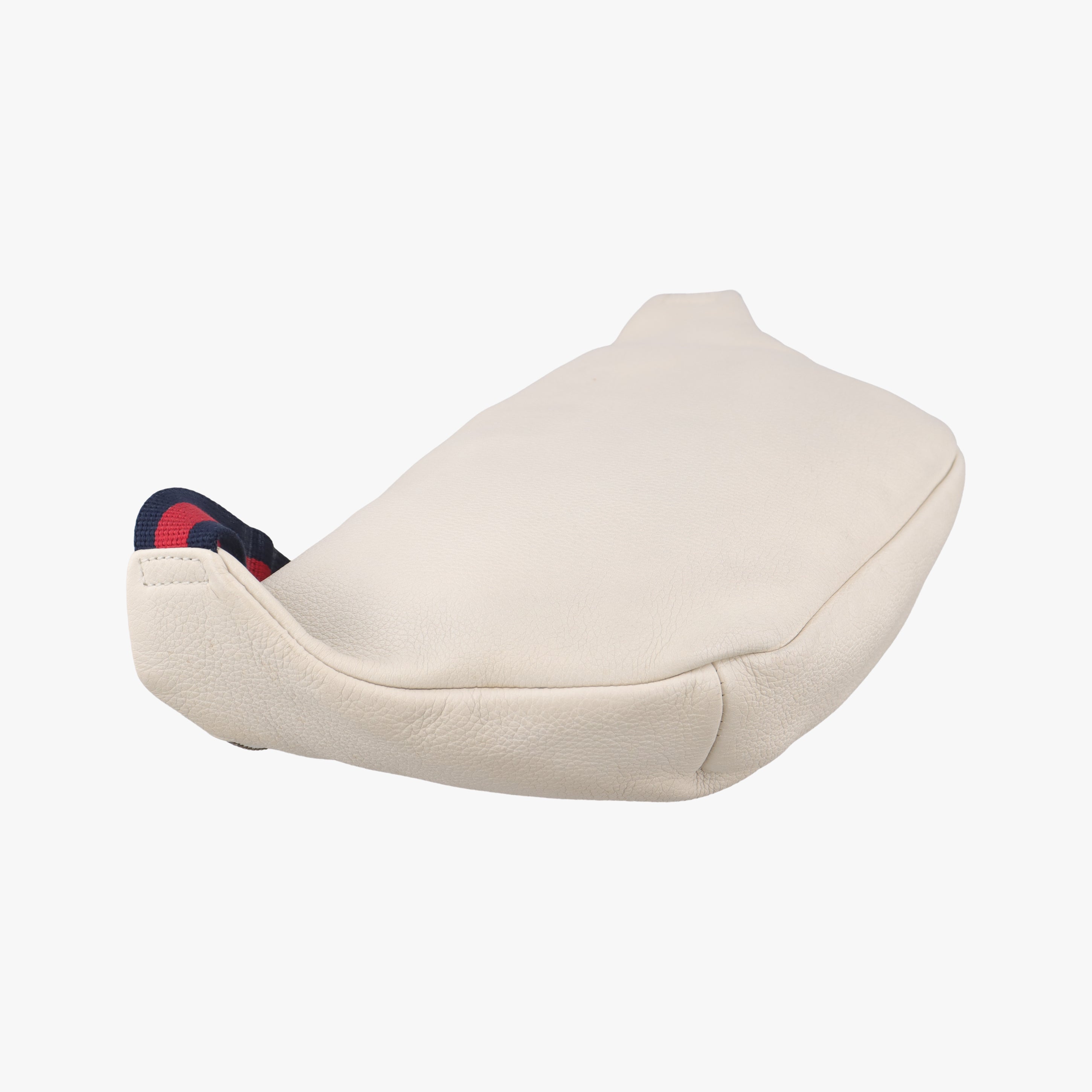 Pre-owned Gucci Gucci print White Leather 530412 bum bag/waist bag | stylenewstar