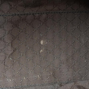 Pre-owned Gucci Sherry Line beige×Black×Red×Green canvas×leather 002.11 handbag | stylenewstar