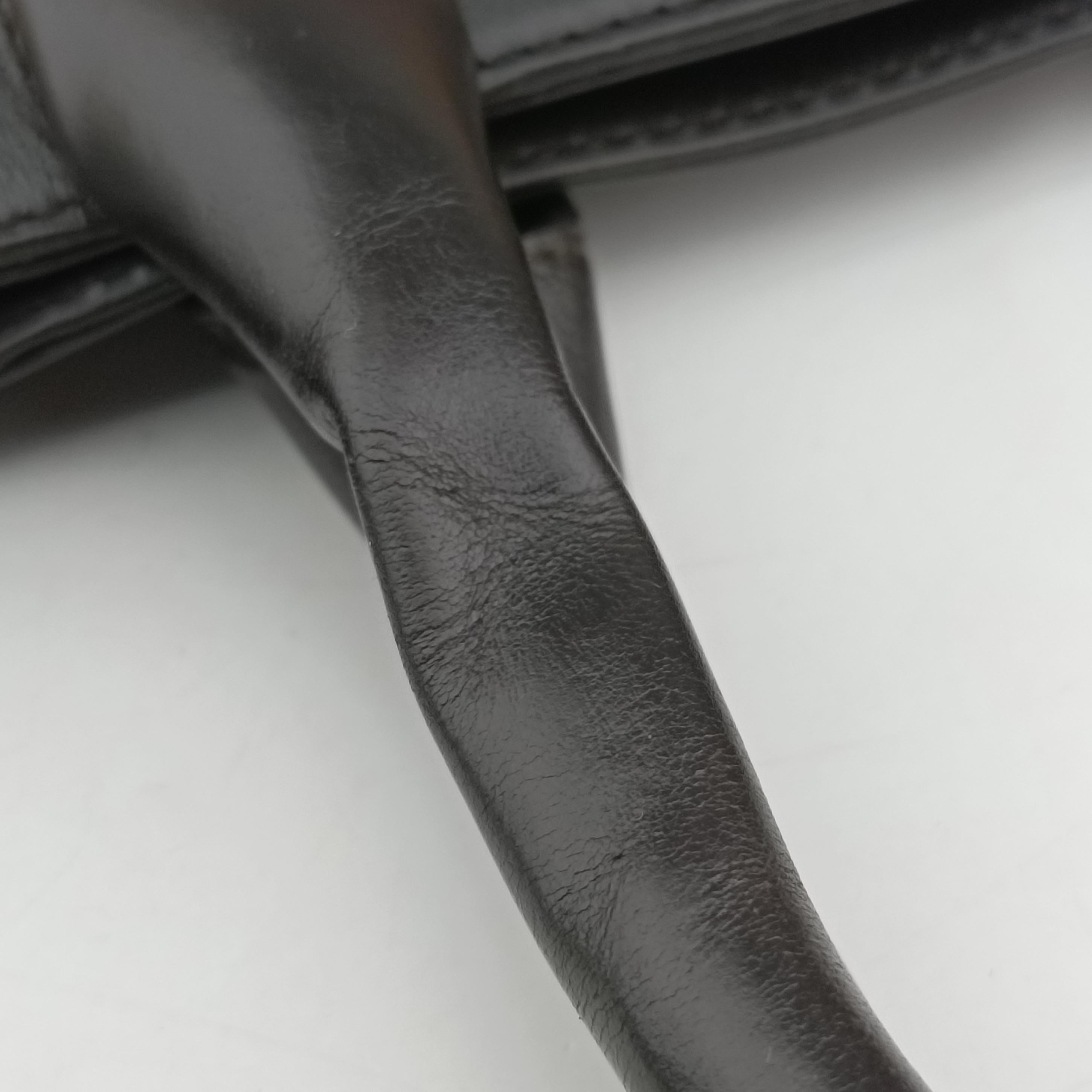 Pre-owned Gucci Sherry Line beige×Black×Red×Green canvas×leather 002.11 handbag | stylenewstar