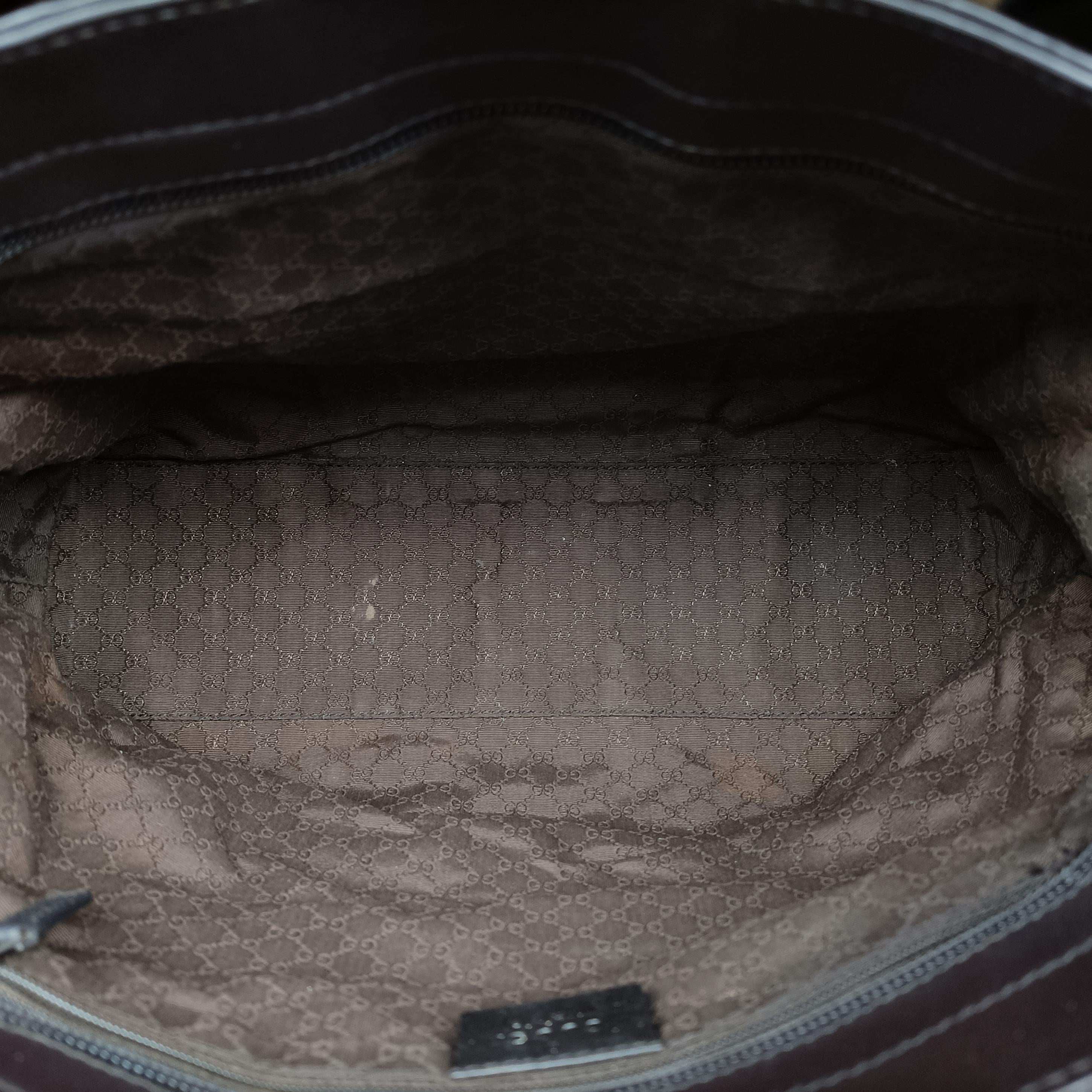 Pre-owned Gucci Sherry Line beige×Black×Red×Green canvas×leather 002.11 handbag | stylenewstar