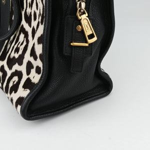 Pre-owned Yves Saint Laurent Cabas ChYc Mini Multicolour Leather×ponyhair 297957 shoulderbag | stylenewstar