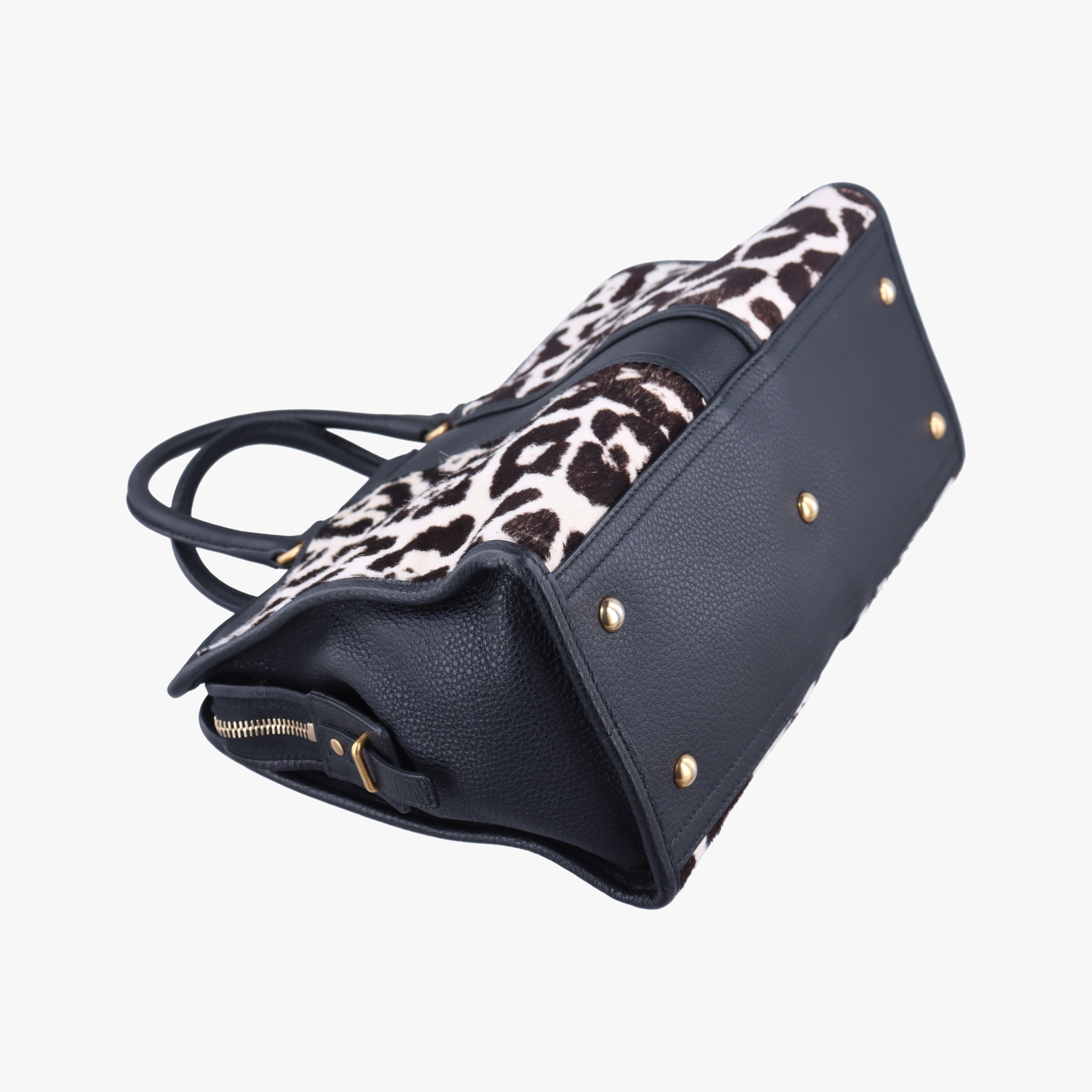 Pre-owned Yves Saint Laurent Cabas ChYc Mini Multicolour Leather×ponyhair 297957 shoulderbag | stylenewstar