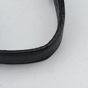 Pre-owned Gucci Bamboo Fringe Tassel Bucket Black Leather 387613 shoulderbag | stylenewstar