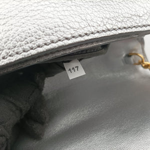 Pre-owned Miu Miu Miu Lady Silver Leather  shoulderbag | stylenewstar