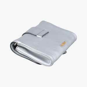 Pre-owned Miu Miu Miu Lady Silver Leather  shoulderbag | stylenewstar