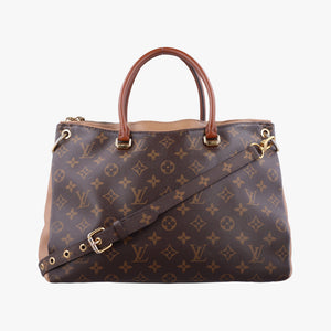 Pre-owned Louis Vuitton Pallas Havane Monogram Canvas  shoulderbag | stylenewstar