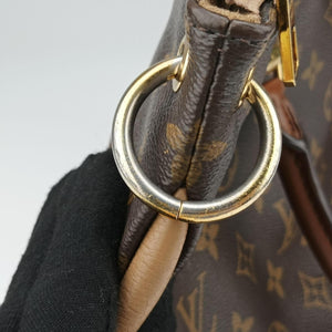 Pre-owned Louis Vuitton Pallas Havane Monogram Canvas  shoulderbag | stylenewstar