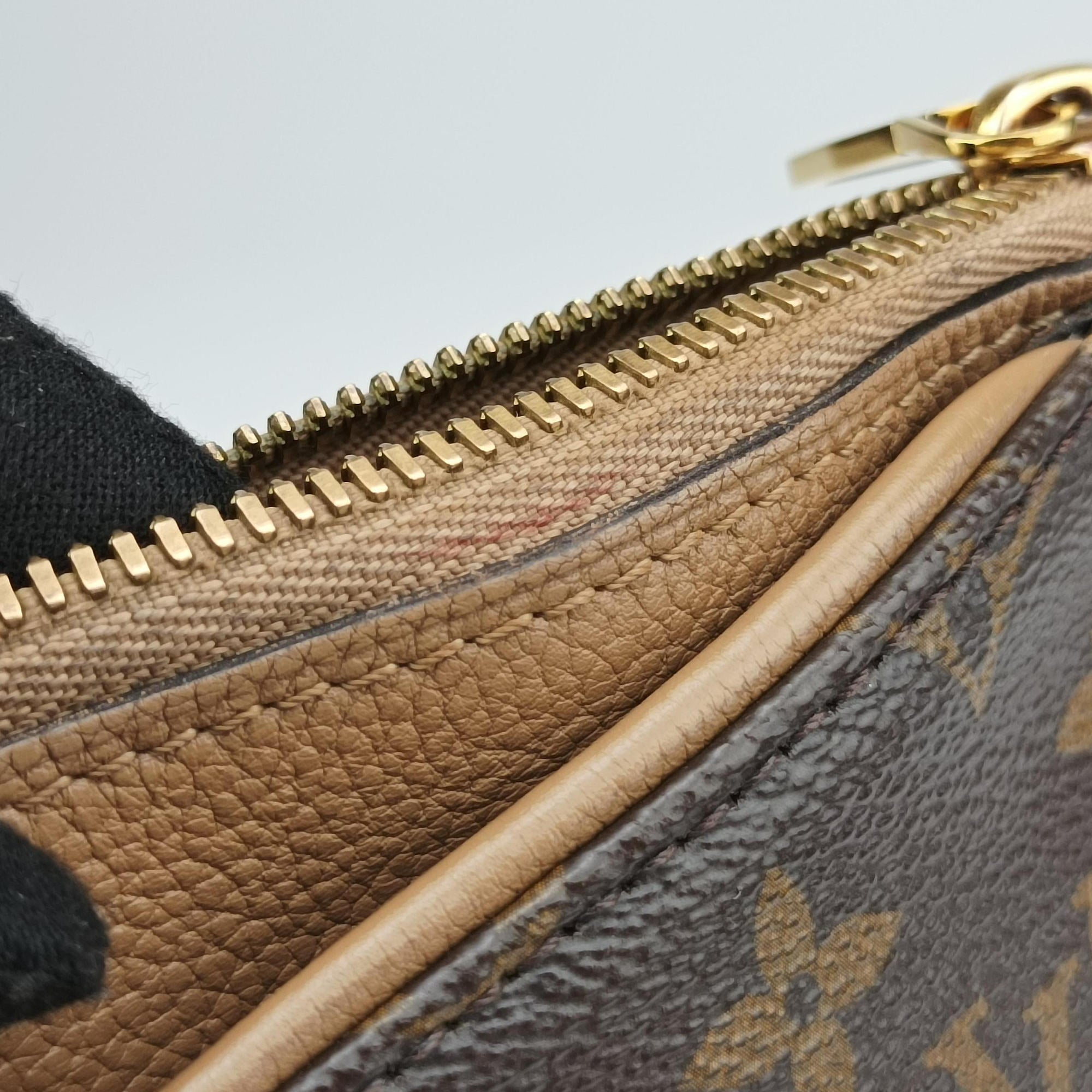 Pre-owned Louis Vuitton Pallas Havane Monogram Canvas  shoulderbag | stylenewstar