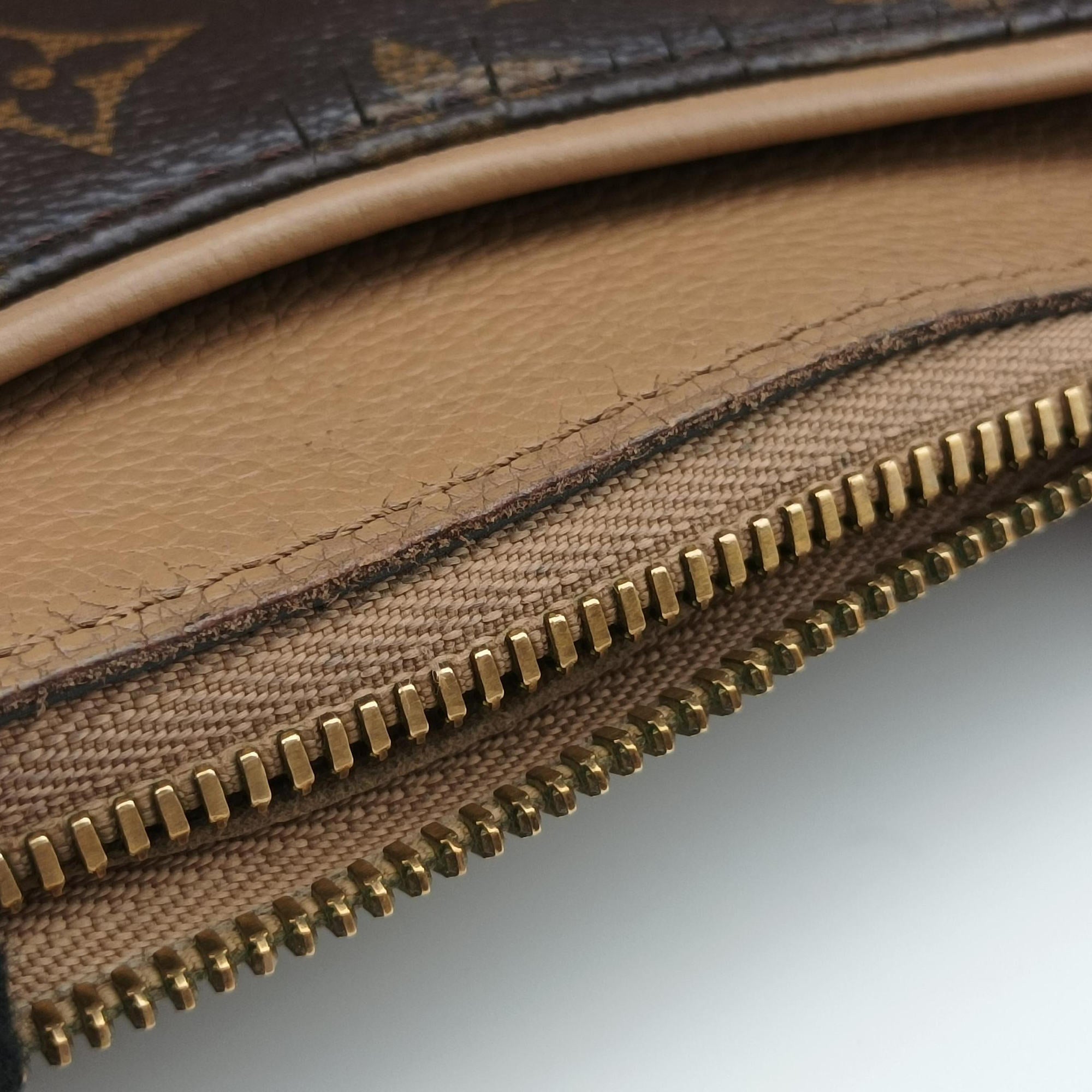 Pre-owned Louis Vuitton Pallas Havane Monogram Canvas  shoulderbag | stylenewstar