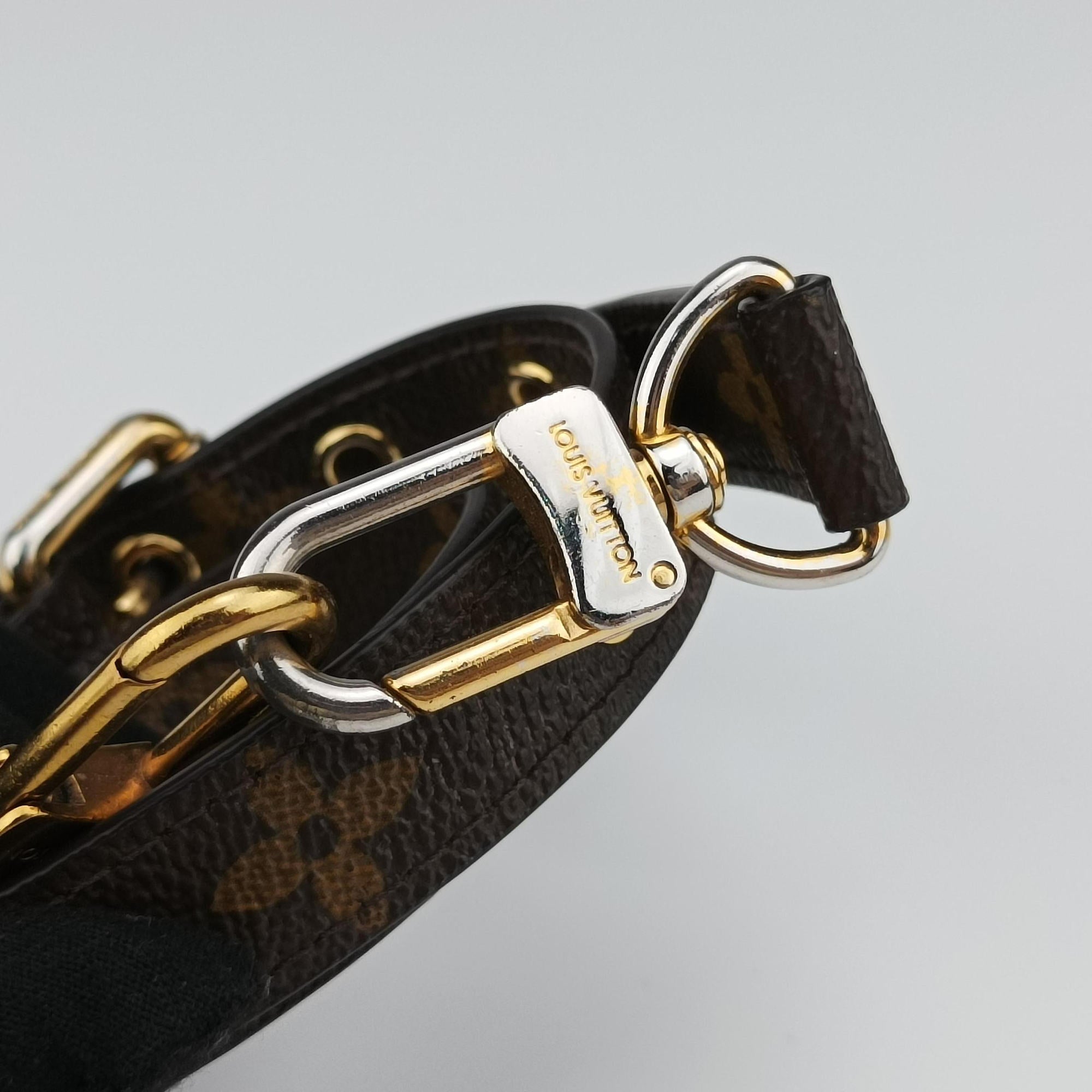 Pre-owned Louis Vuitton Pallas Havane Monogram Canvas  shoulderbag | stylenewstar