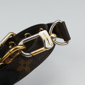 Pre-owned Louis Vuitton Pallas Havane Monogram Canvas  shoulderbag | stylenewstar
