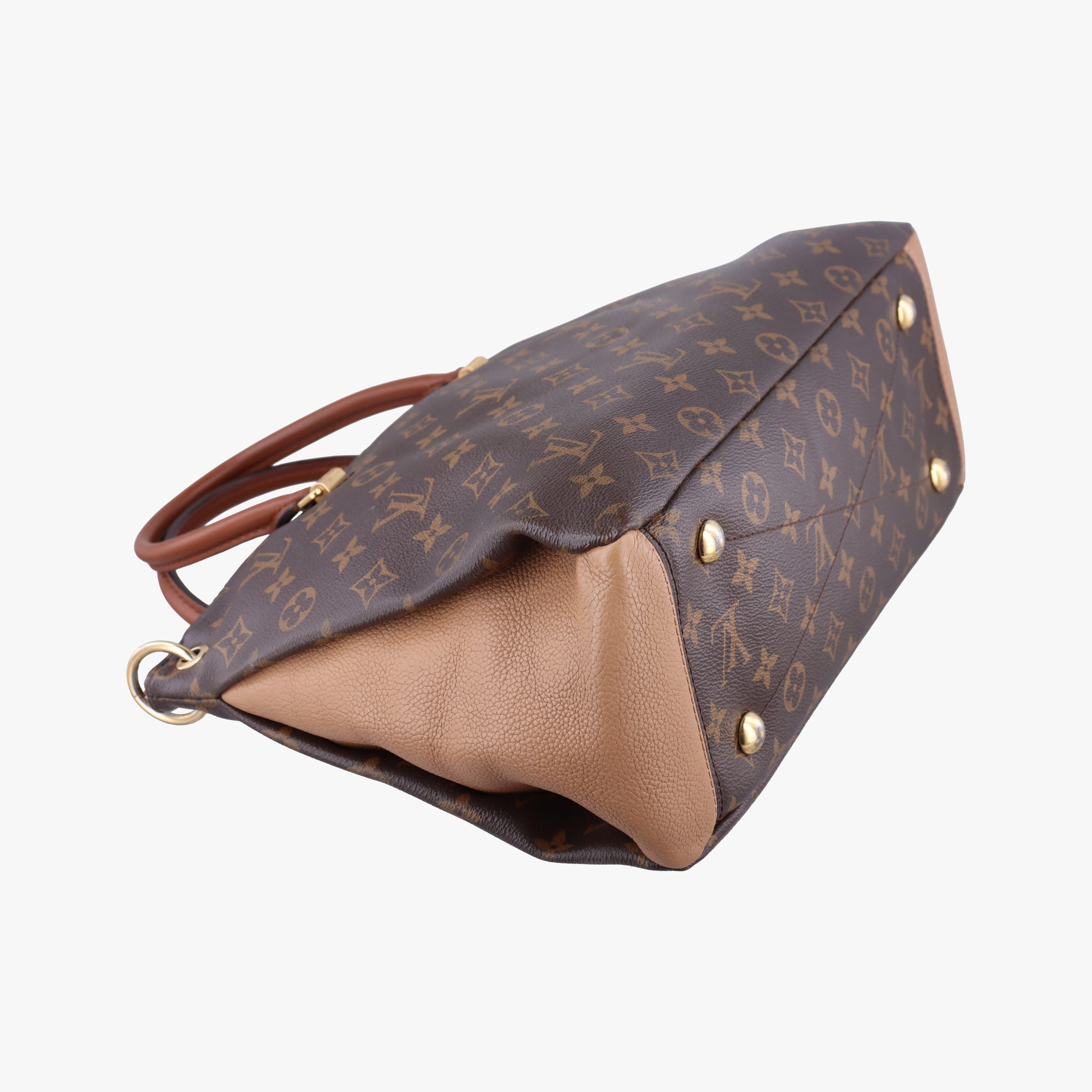 Pre-owned Louis Vuitton Pallas Havane Monogram Canvas  shoulderbag | stylenewstar