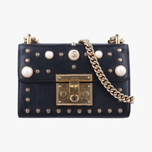 Secondhand Gucci Padlock Black Leather 432182 shoulderbag | stylenewstar