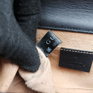 Secondhand Gucci Padlock Black Leather 432182 shoulderbag | stylenewstar