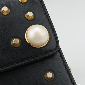 Secondhand Gucci Padlock Black Leather 432182 shoulderbag | stylenewstar