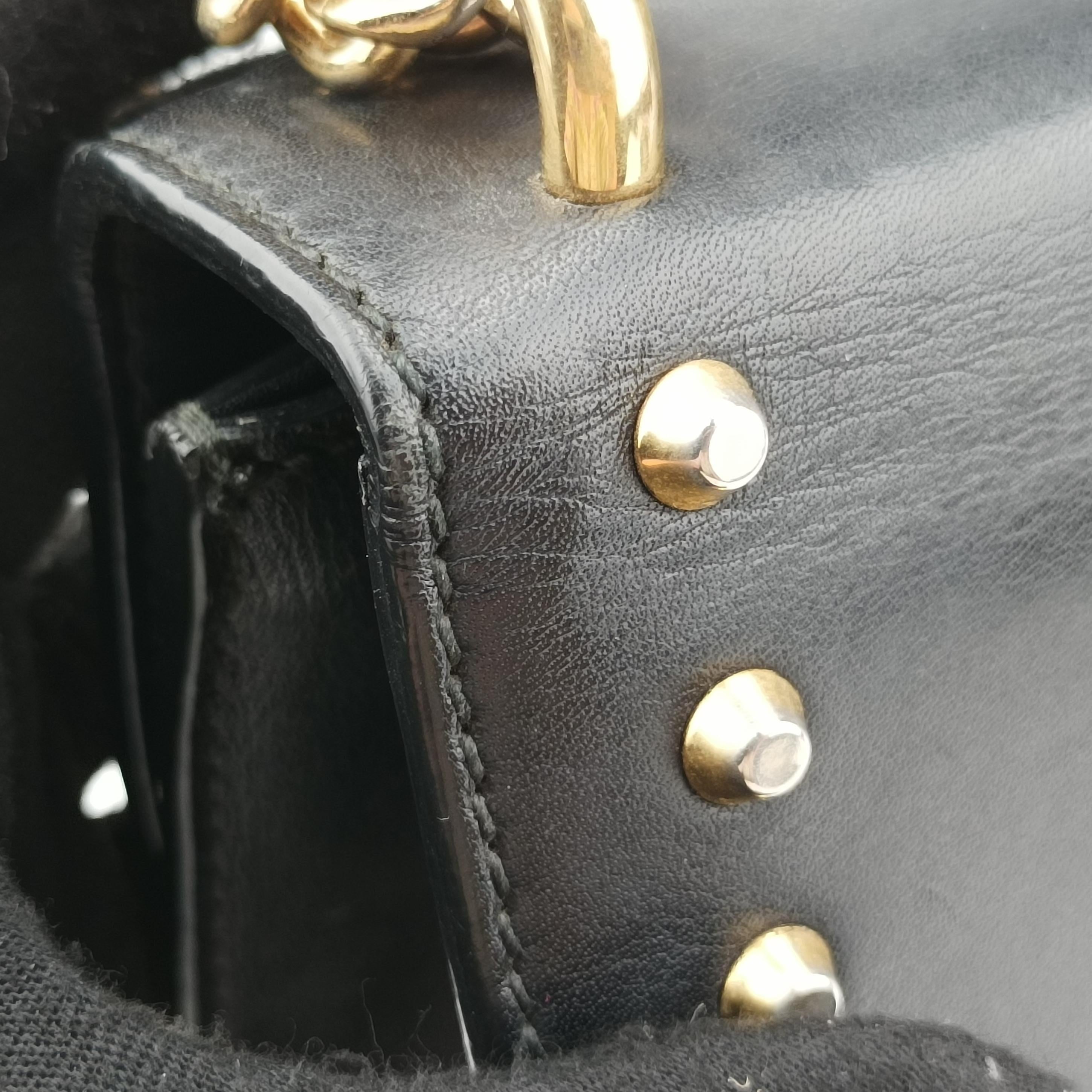 Secondhand Gucci Padlock Black Leather 432182 shoulderbag | stylenewstar