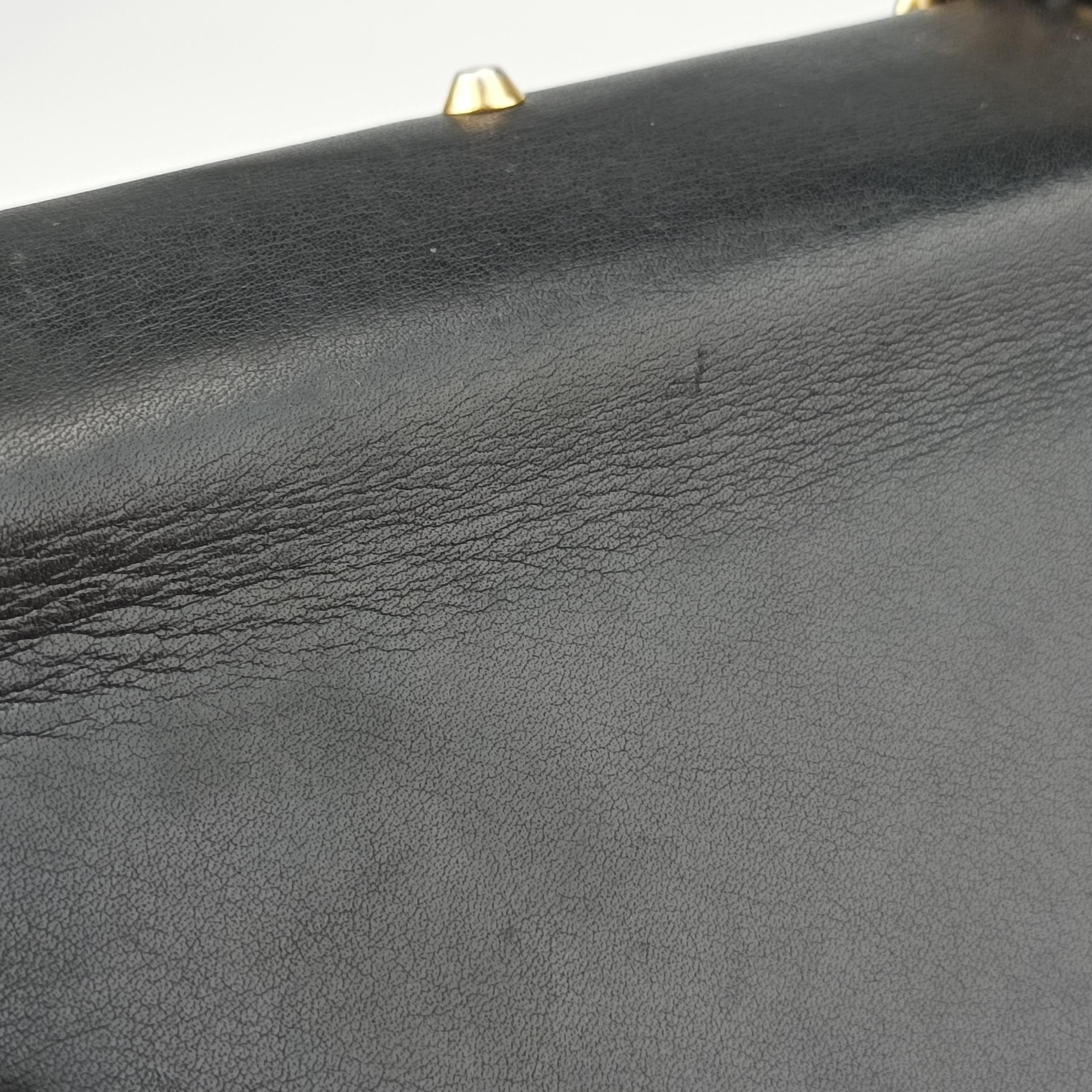 Secondhand Gucci Padlock Black Leather 432182 shoulderbag | stylenewstar