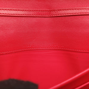 Vintage Christian Dior Cannage New Lock Red Patent  handbag | stylenewstar