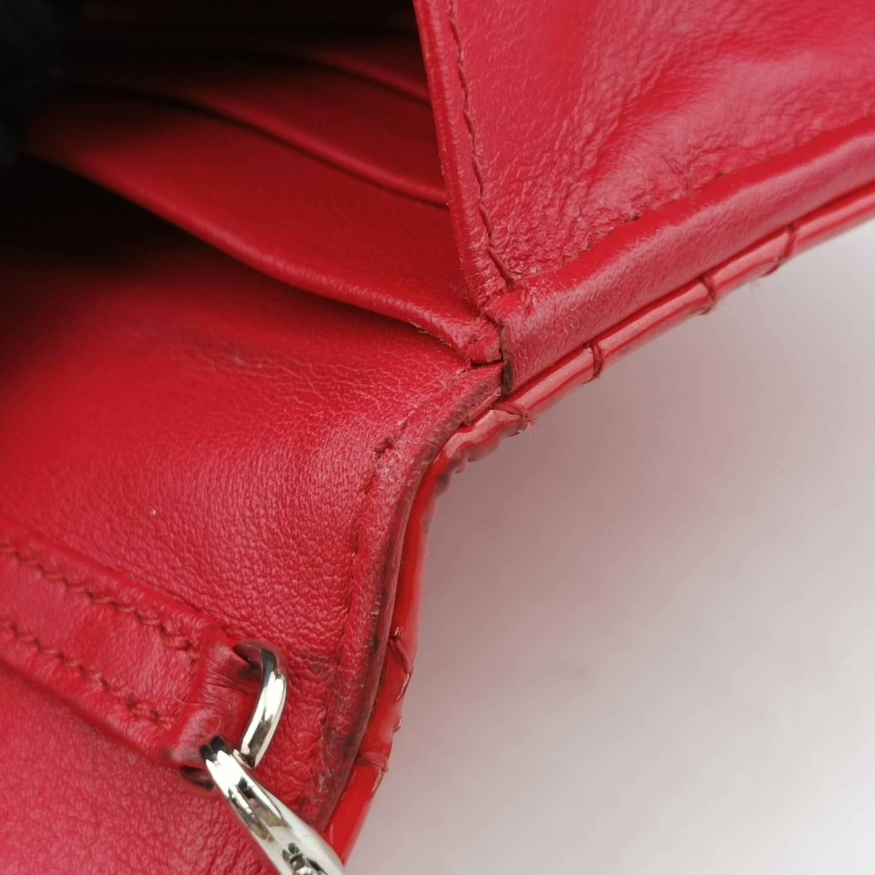 Vintage Christian Dior Cannage New Lock Red Patent  handbag | stylenewstar