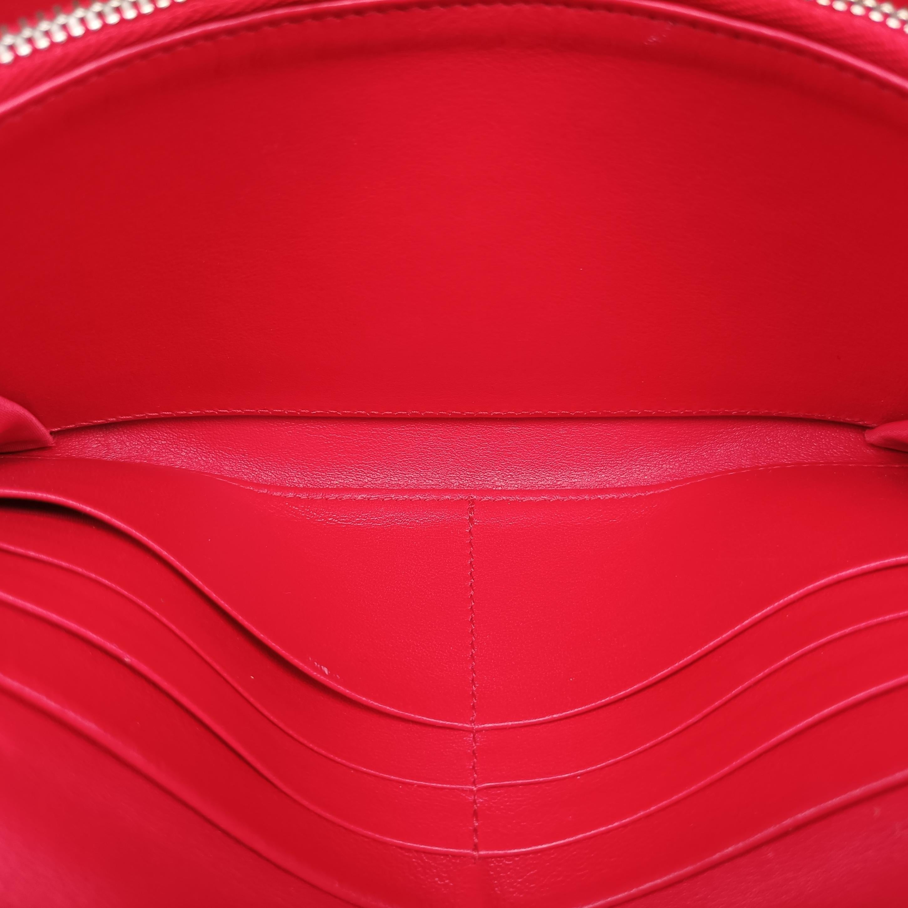 Vintage Christian Dior Cannage New Lock Red Patent  handbag | stylenewstar