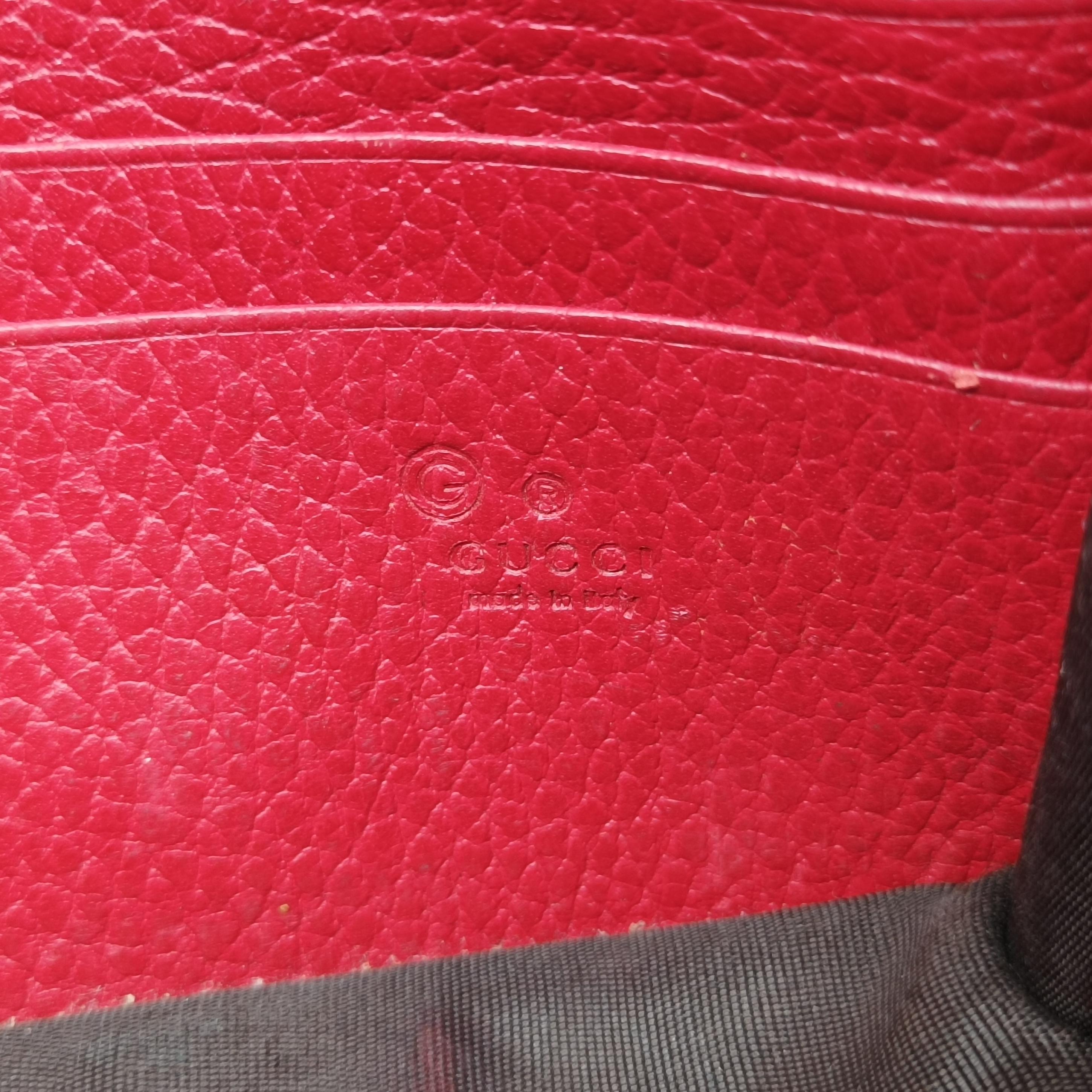 Secondhand Gucci Interlocking G Red Leather 510314 shoulderbag | stylenewstar