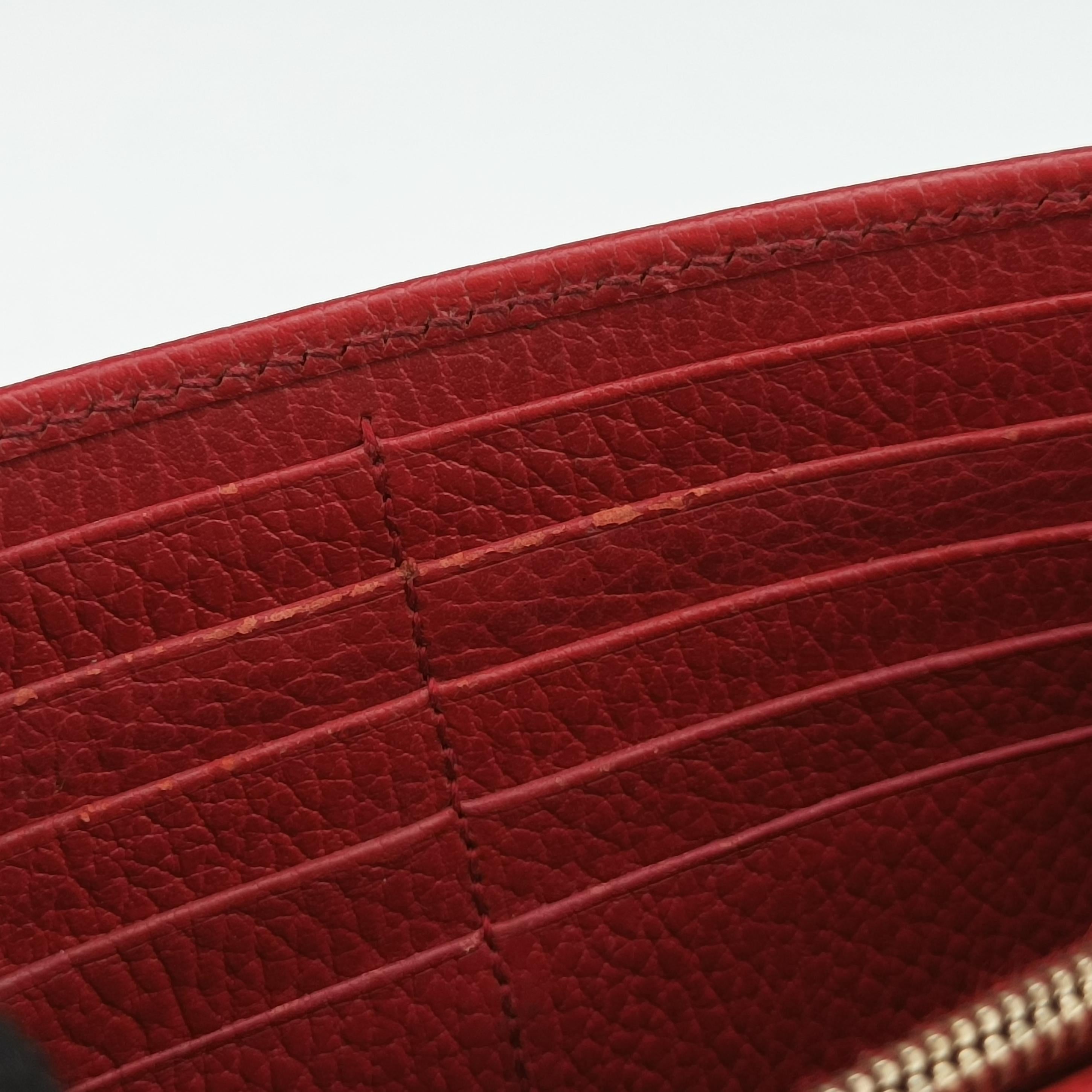 Secondhand Gucci Interlocking G Red Leather 510314 shoulderbag | stylenewstar