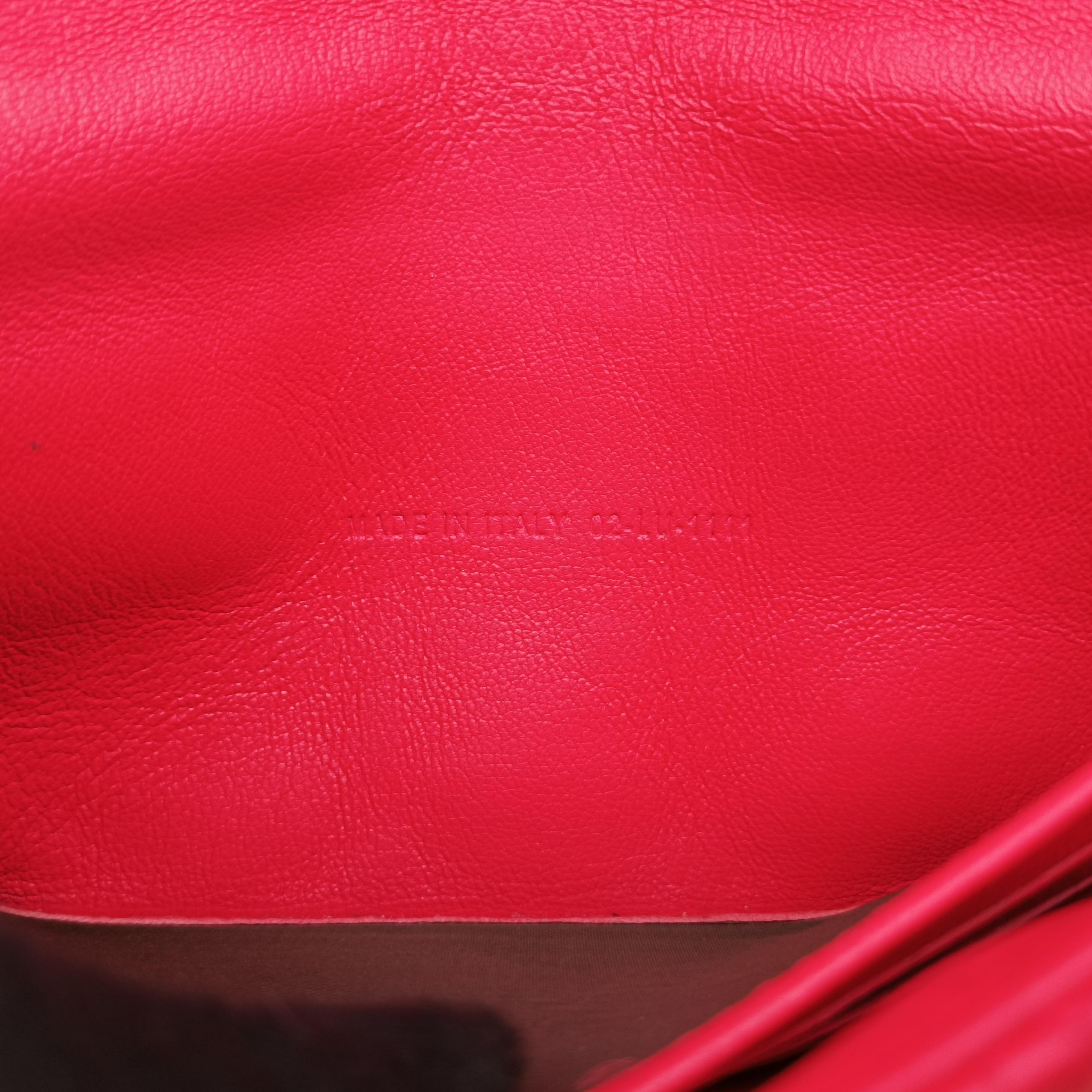 Secondhand Christian Dior Miss Dior Cannage New Lock Red lambskin  shoulderbag | stylenewstar