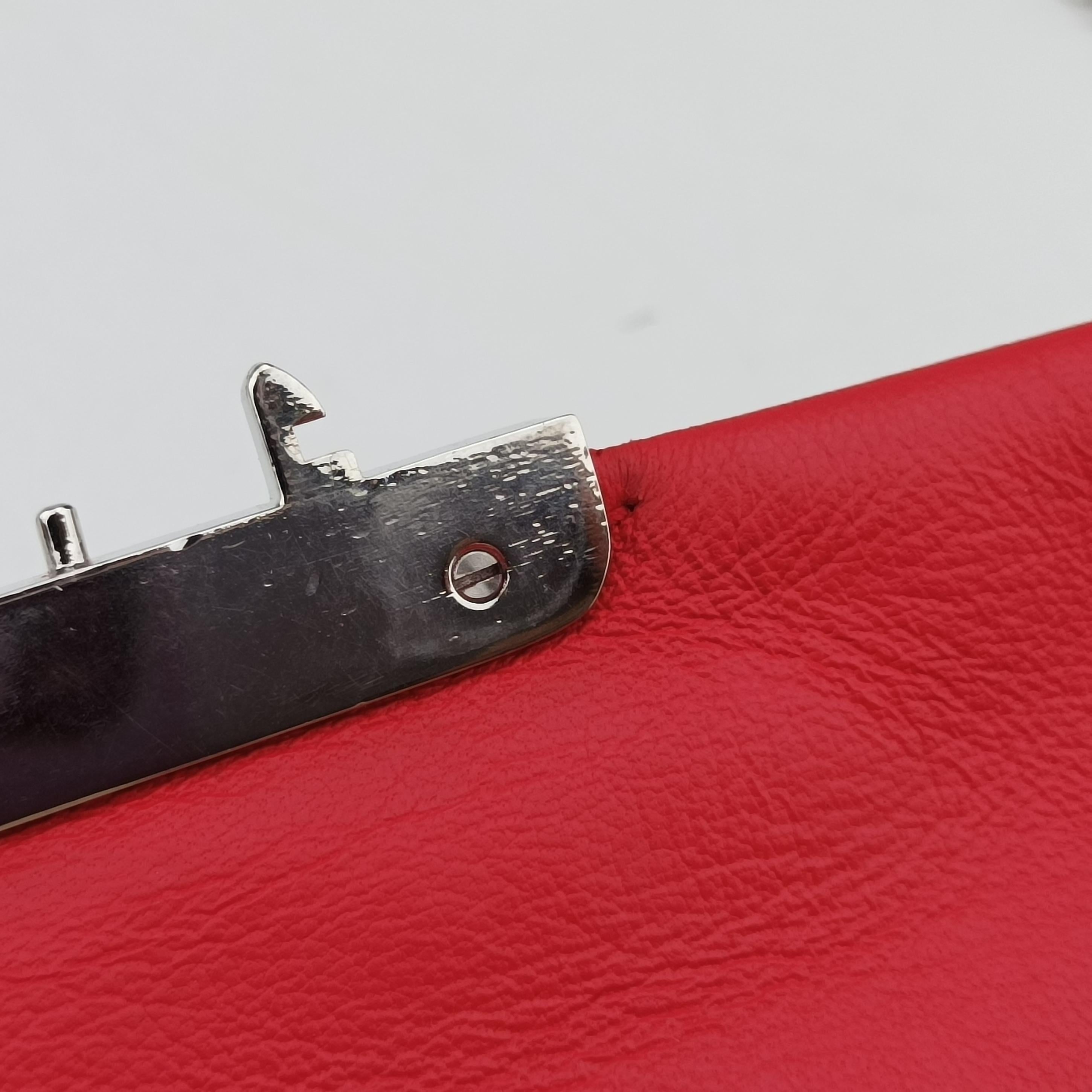 Secondhand Christian Dior Miss Dior Cannage New Lock Red lambskin  shoulderbag | stylenewstar