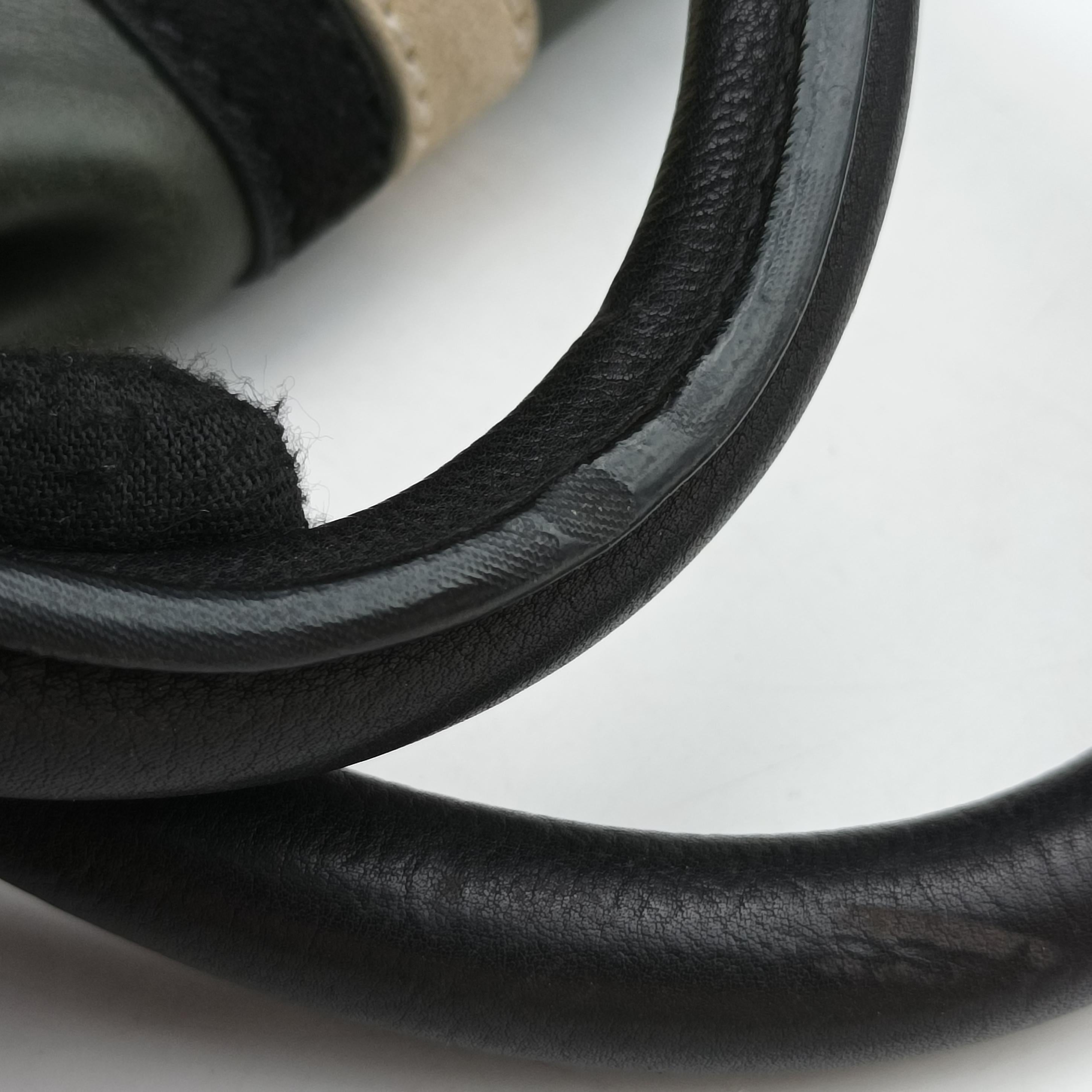 Pre-owned Celine Boston Racer Bowling Black x Brown leather  handbag | stylenewstar