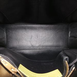 Pre-owned Balenciaga Le Dix Cartable Yellow Leather  shoulderbag | stylenewstar