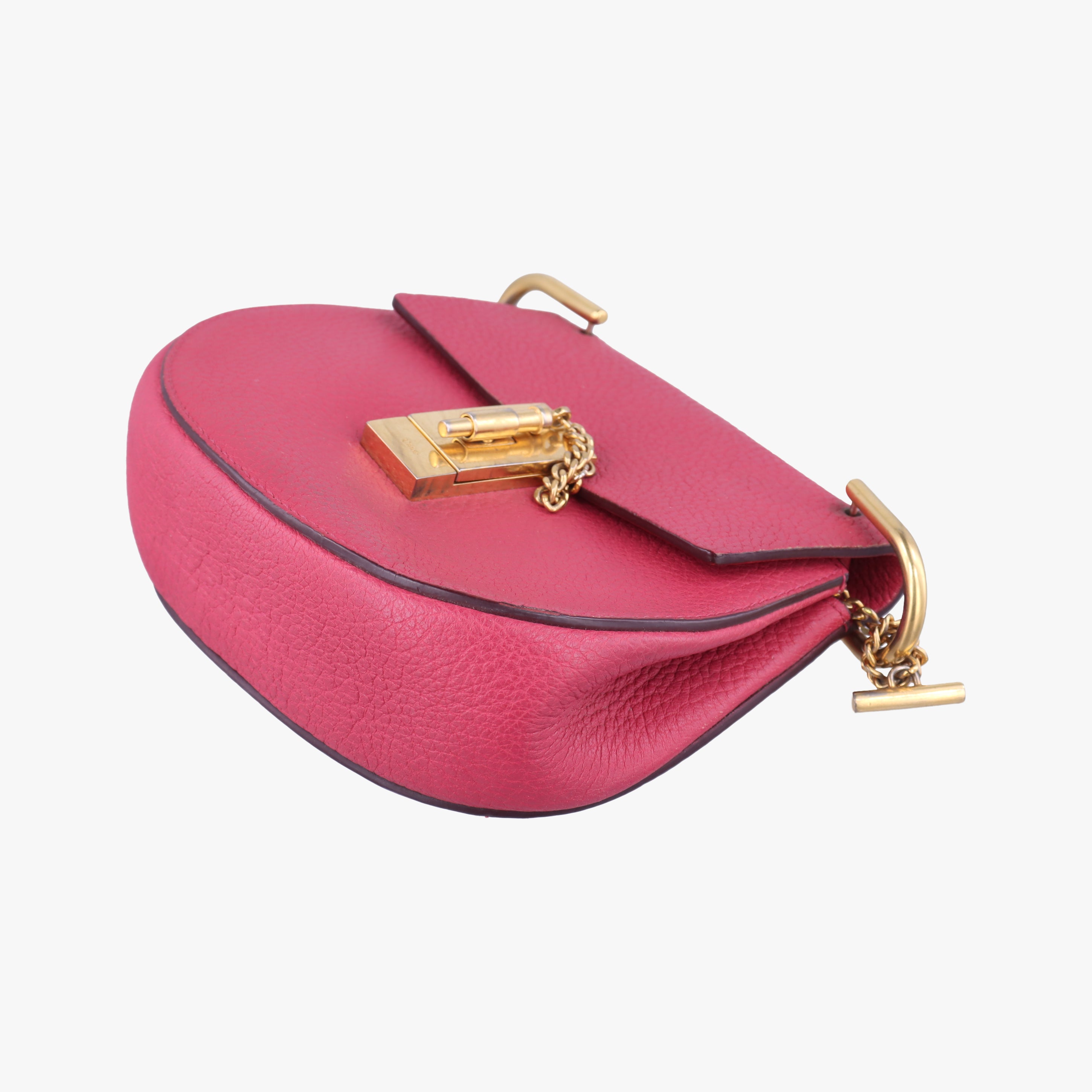 Pre-owned Chloe DREW Pink Leather  shoulderbag | stylenewstar